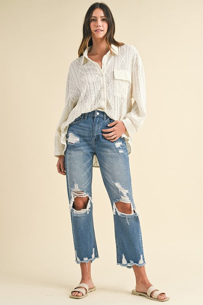 The Pam Distressed Jeans