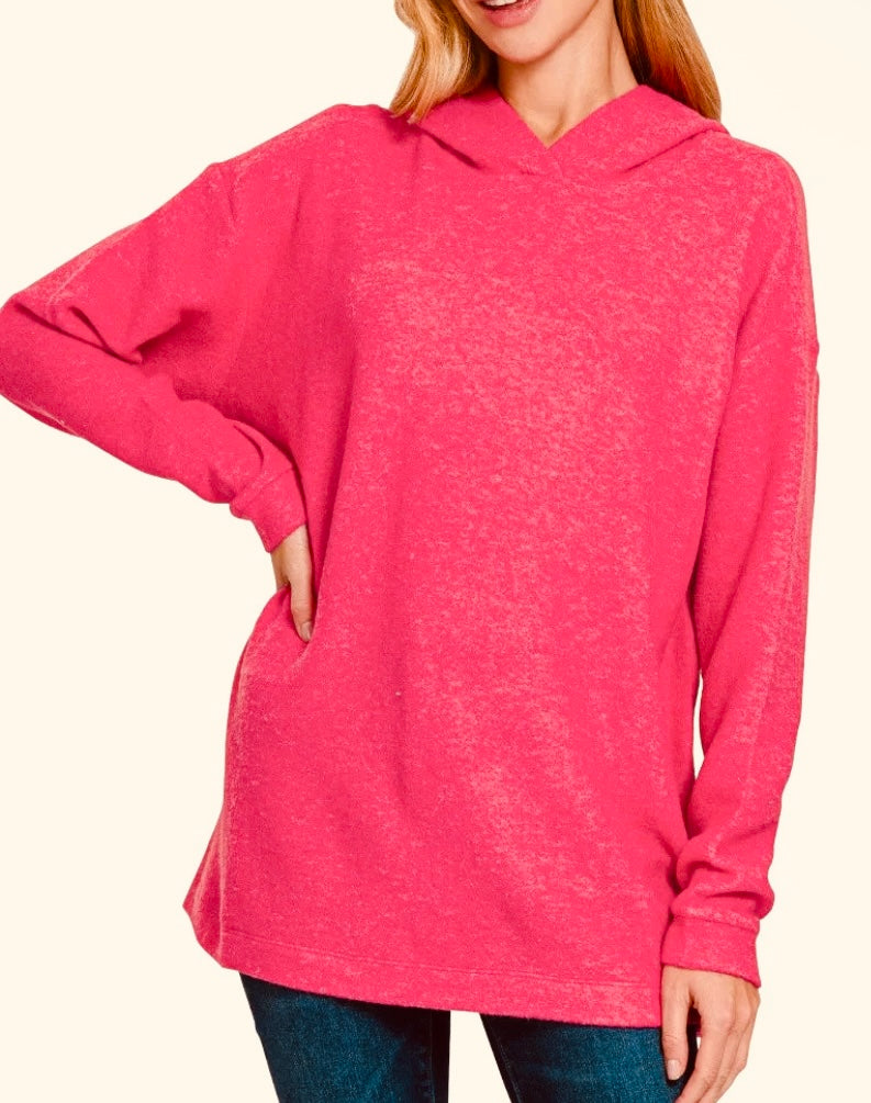 Zenana Hacci Hoodie