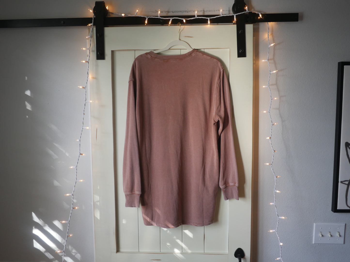 Sweatshirt Dress in Mauve
