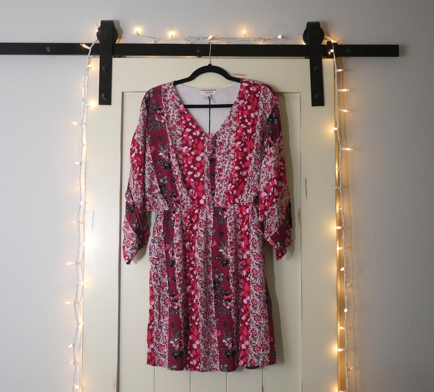 Andree by Unit Floral Dolman Sleeve Dress