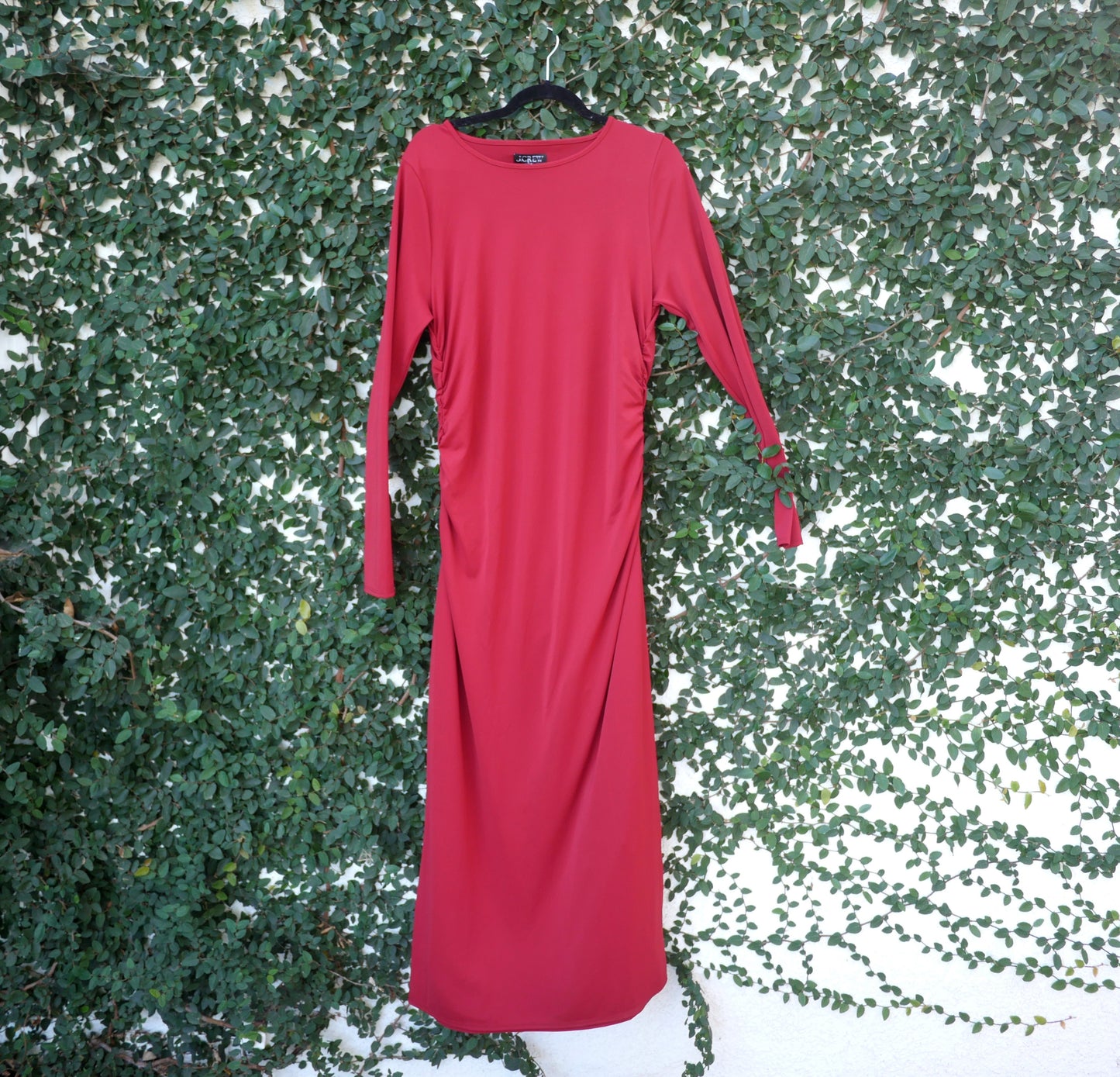 J. Crew Cranberry Dress, Size L