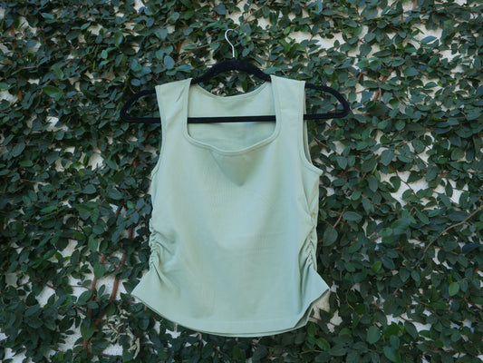 OQQ Tank in Sage Green, Size L