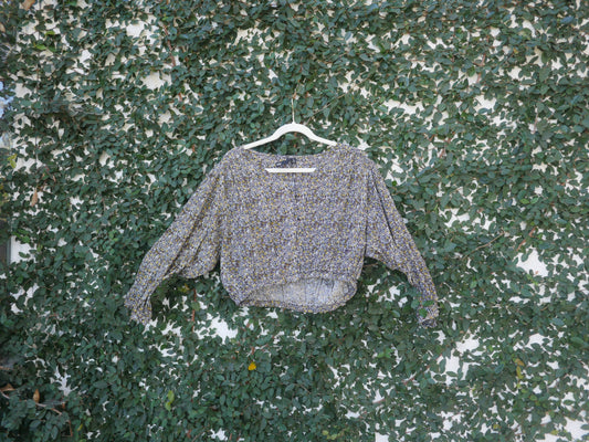 Knot Sisters Floral Top, Size L