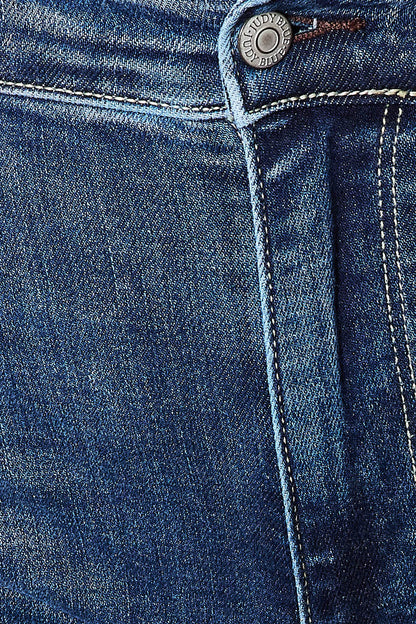 Judy Blue Mid-Rise Sand & Destroy Bootcut Jeans